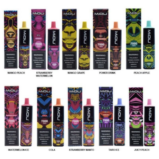 Miou Vape Pens Miou7k 7000 Puffs