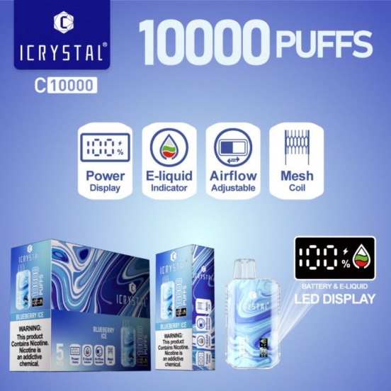 Best Vape Wholesale Disposable Vape no Airis Icrystal 10000 Puffs
