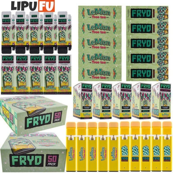Authentic Lipufu Pen Vape Lemon Tree Tea Fryd Extarcts