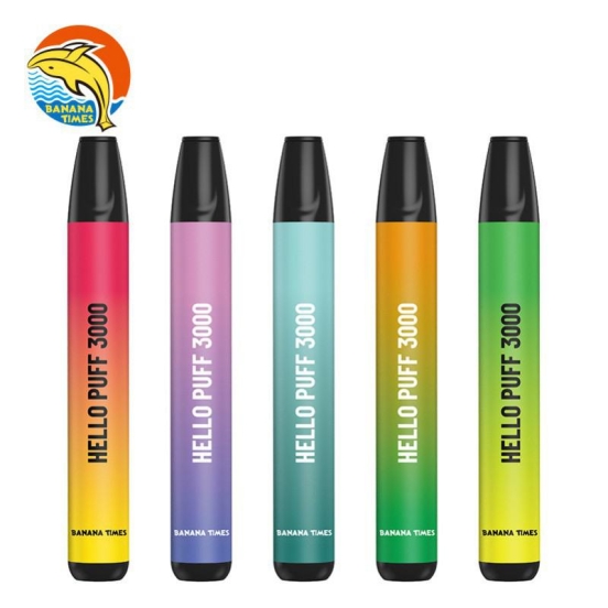 2024's Finest Vaping Wholesale BANANATIMES/Custom Hello - Disposable Electronic 3000 Puffs Disposable Vape