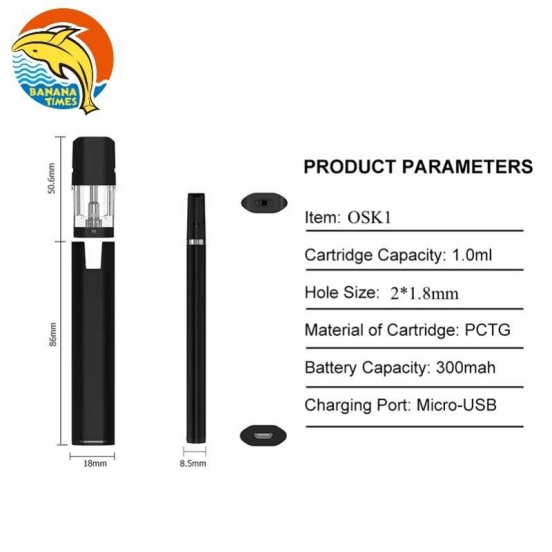 Big Puff Bar Plus BANANATIMES/ Custom Osk1 - Disposable Pod System Vape
