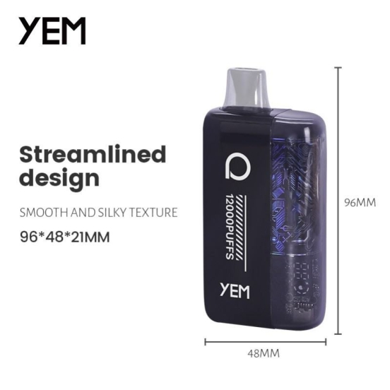 YEM Bm12s-77tz 12000 Puffs Disposable Vape Device