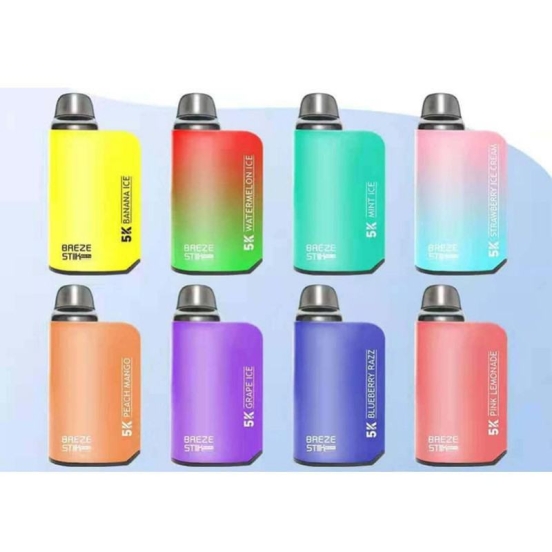 All Flavors Wholesale Breze Stiik Box Pro 5000 Ivgjordanlanamaskking Puffs Disposable Vapes