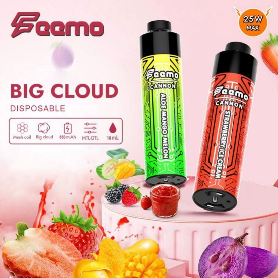 Smooth Hit Disposable Vape Blizzard Feemo Cannon Disposable E 15000 Puffs