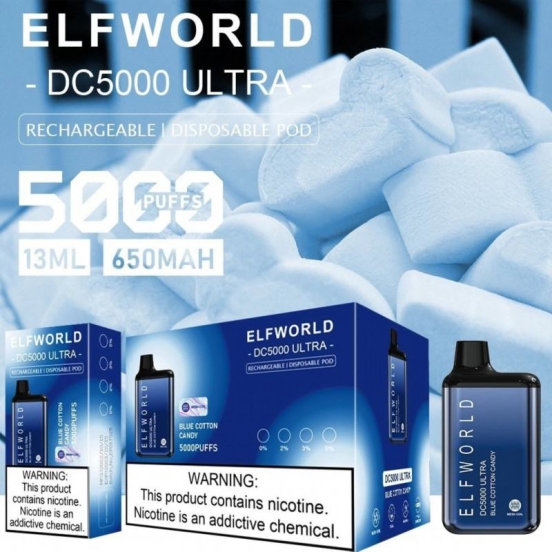 Bulk Price Elfworld Dc 5000 Puffs Pen Vape