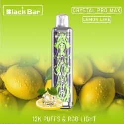 Black (support OEM) Crystal Pro Max Disposable Vape Pod