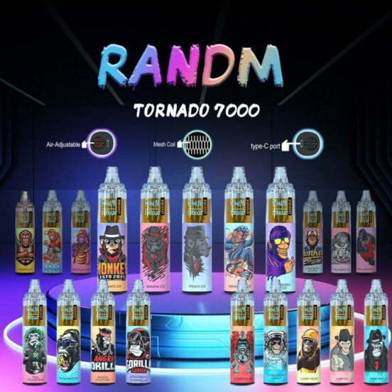 RandM Disposable Vape Randm Tornado 7000 Puffs