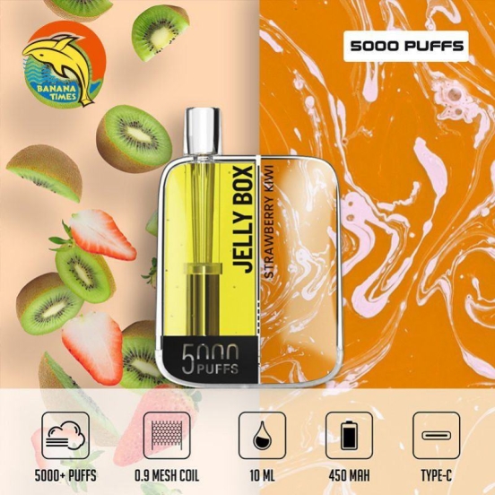 2024 Bulk Pricing Banana Times Jelly Box 5000 Puffs Wholesale Disposable Vape Pen
