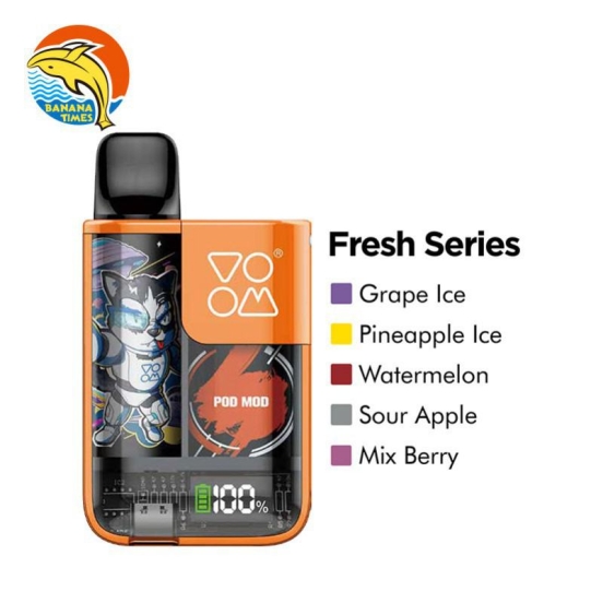 BANANATIMES/Custom Voom Pod Mod - 2400 Pod Kit 3000 Puffs Disposable Bar