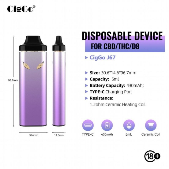 Premium Disposable CigGo J67 Vape Pen Wholesale Price