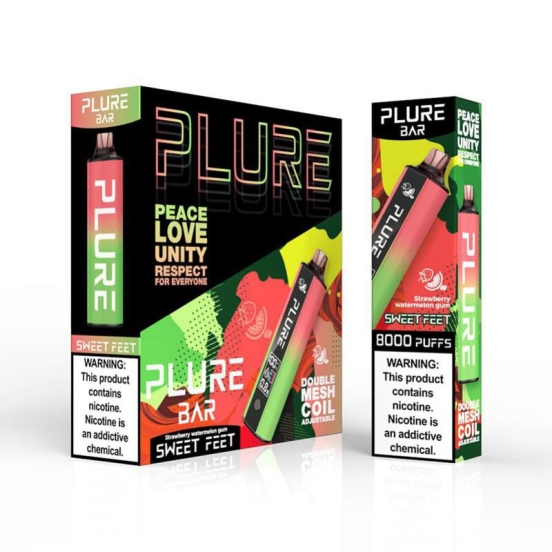 Superior Quality Disposable Vape Plure 8000 Puffs Bars Wholesale Price