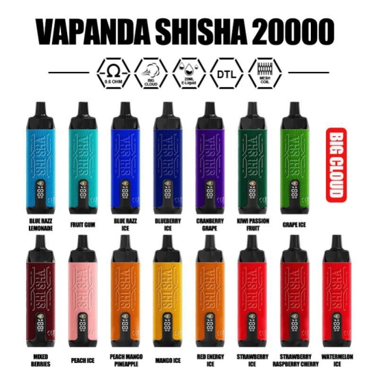 Bestseller Disposable savage / vapanda Vapes 15000 18000 20000 Puffs Wholesale Europe