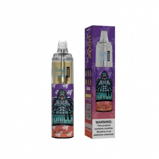 RandM Pen Al-ecig-tornado -43 7000 Puffs Disposable Vape