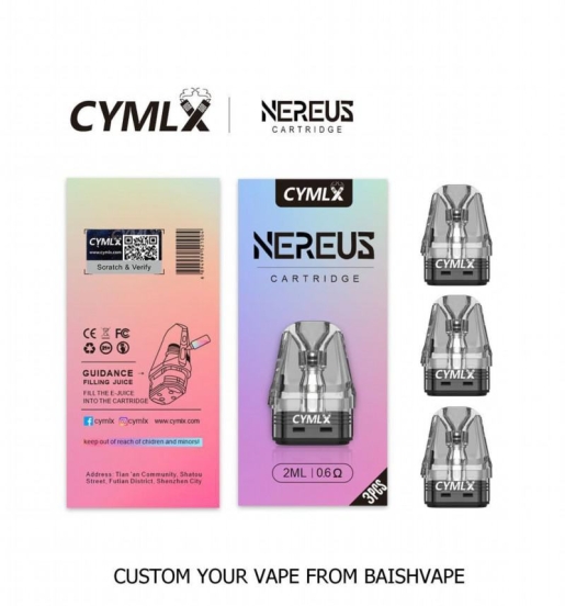 Disposable Baish Vape Pro Refillable Cymlx Nereu Pod Pens Wholesale Price