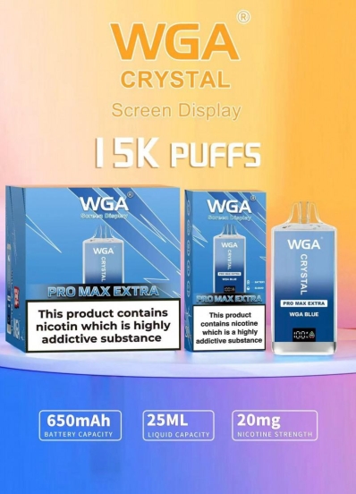 Wga Crystal 15000 Vape Rechargeable