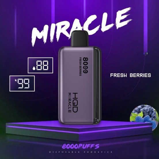 Hqd Miracle 8000 Puffs Smooth Hit Disposable Vape