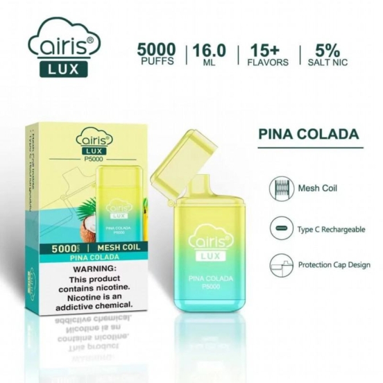 Airis Airis Lux 5000 Puffs Vape Big Puff Bars Plus