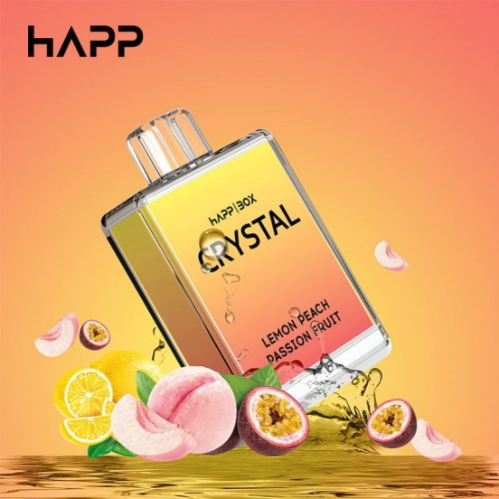 2024 Best Vape HAPP Happ Box Crystal Disposable 600 Puffs Wholesale Disposable Vape Pen