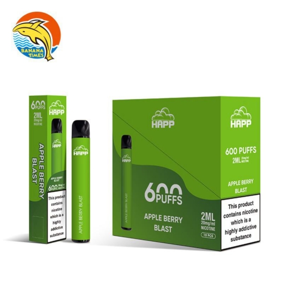 Bananatimes Happ Electronic 600 Puffs Wholesale Disposable Vape Pen