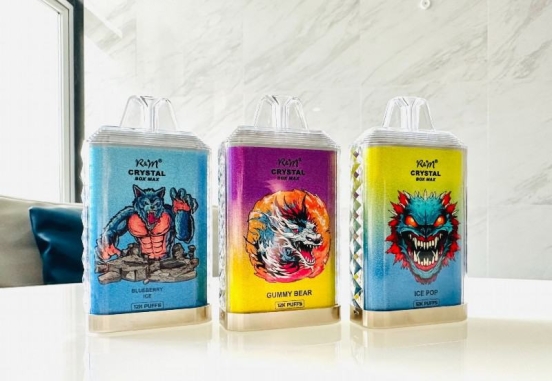 Customizable Vape Disposable Wholesale R&M SMOKE R&m Crystal Box Max
