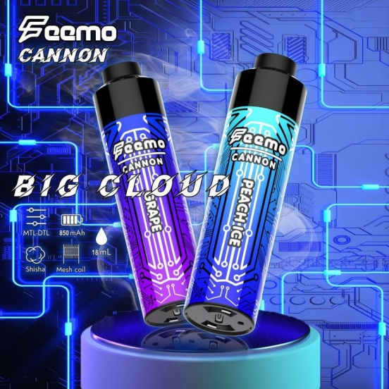 Support OEM Vape Feemo Cannon Bigcloud Puffs Nederland