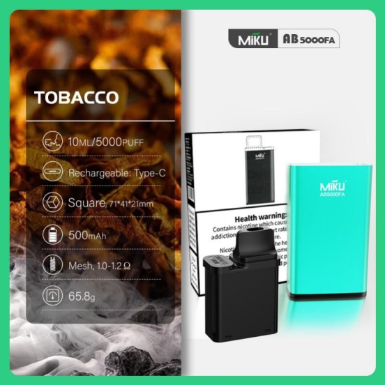 2024 Best Wholesale Miku Ab5000fa819 Vape Bar