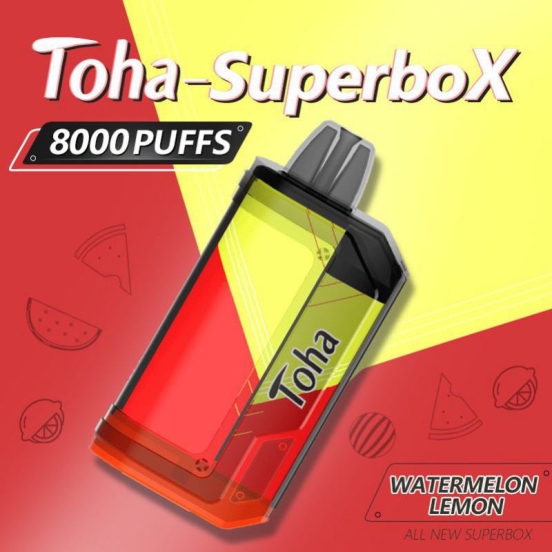 2024 Bulk Price Disposable Luckee E-cigarette Toha Superbox 8000 Nicotine