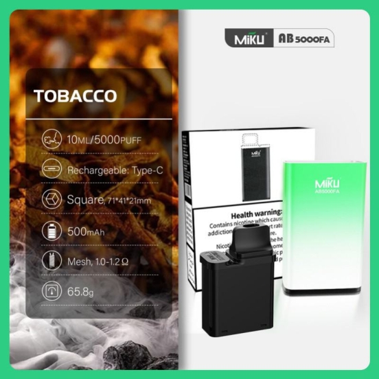 Bestseller Miku Abfa2119 5000 Puffs Vape Wholesale Price