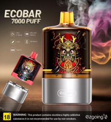 Disposable Ezgoing E-cigarette Ezgoing-eco About 7000 Puffs Nicotine