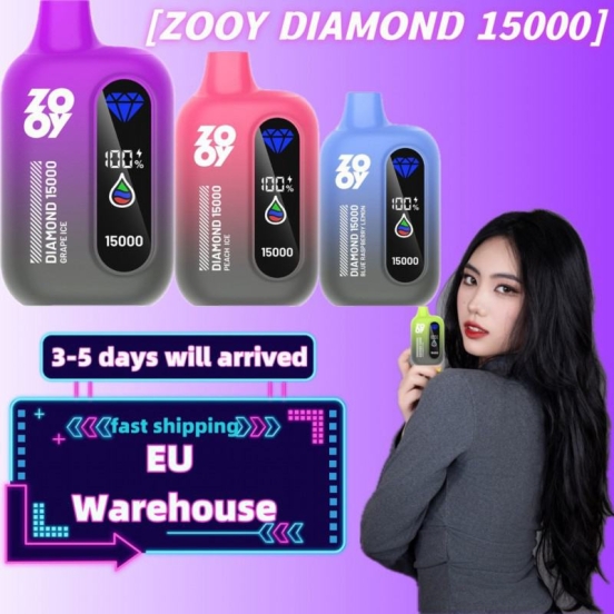 2024's Top SellersZooy Diamond 15000 6000 Puffs Disposable Vape Pens Wholesale