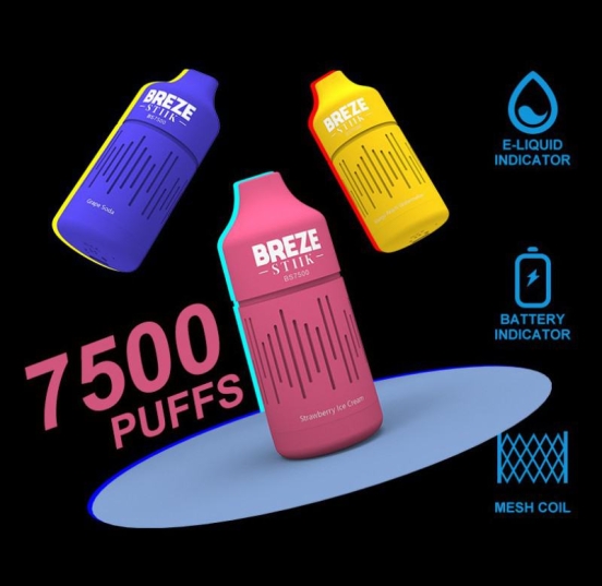 Wholesale Breze Stiik Bs 7500 Puffs Vape Disposables