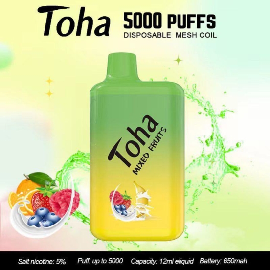 Bulk Price Wholesale Disposable Vape Bars Baish Toha Mesh Coil 5000