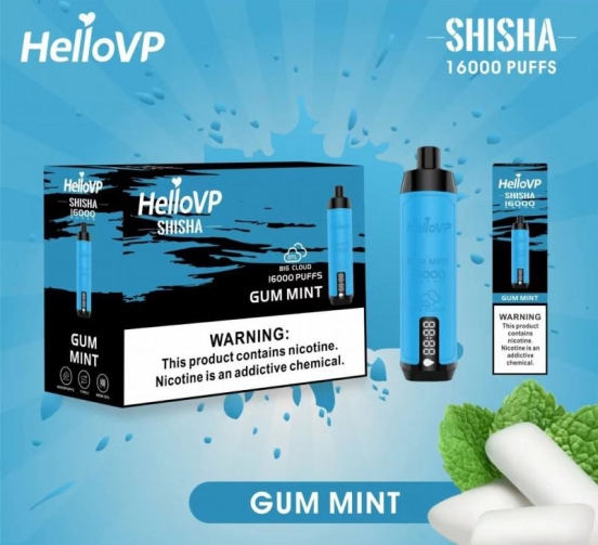 Wide Flavor Selection Meta Hellovp Shisha 16000 12000 Puffs Vape