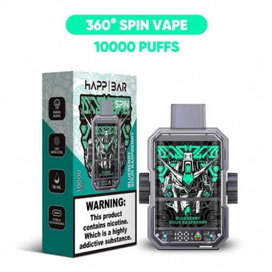 Banana Times Happ Spin E 10000 Puffs Wholesale Price Disposable Vape