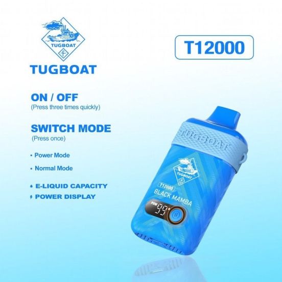 Disposable Vape Baish Tugboat 12000 Brands
