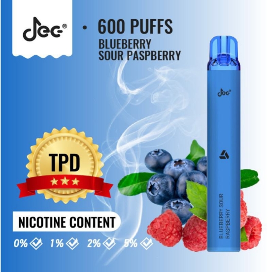 Authentic JEC Jec- 001 600 Puffs Wholesale Price Vape