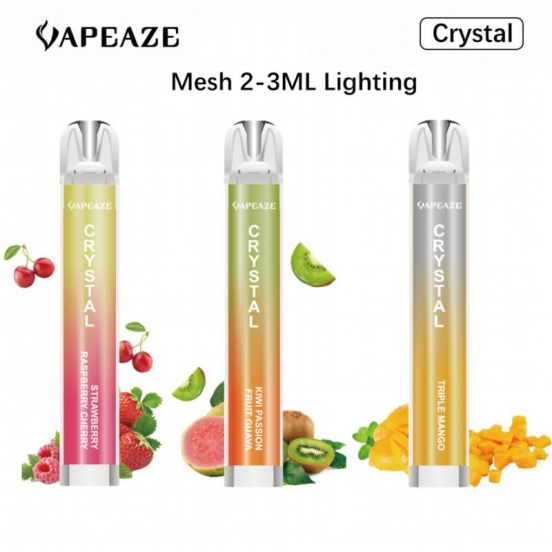 Superior Quality Disposable AZE & Support Customization Vape Crystal 600 Puffs Pen Wholesale