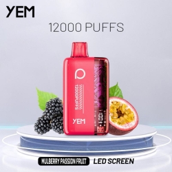 Disposable YEM Bm12s-35bs 12000 Puffs E-cigarette Nicotine