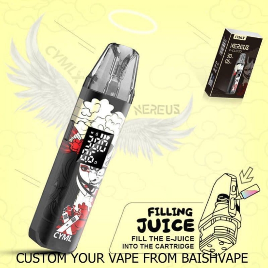 Disposable Baish Vape Pro Refillable Cymlx Nereu Pod Pens Wholesale Price