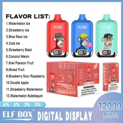 Insta Elf Box Digital 12000 15000 Puffs Disposable Vapes