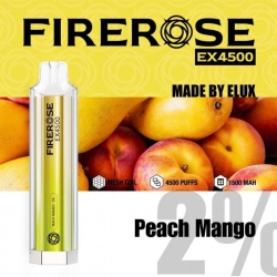 Disposable Elux Firerose Ex 4500 Puffs E-cigarette Nicotine