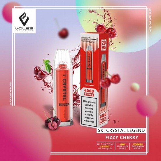 Best Selling volestech Ski Crystal Legend 4000 Puffs Wholesale Price Disposable Vape Pens