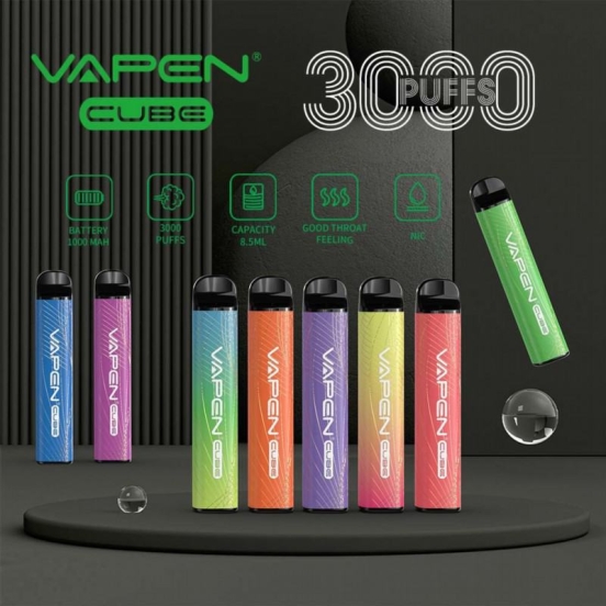 Top Selling Big Puff Pens Plus VAPEN Cube 3000 Vape