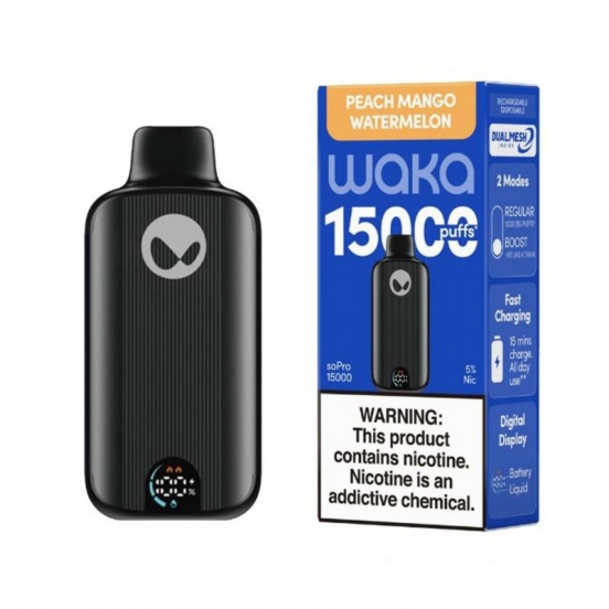 2024's Finest Vaping Wholesale WAKA Waka Sopro 15000 Puffs Vape Pen