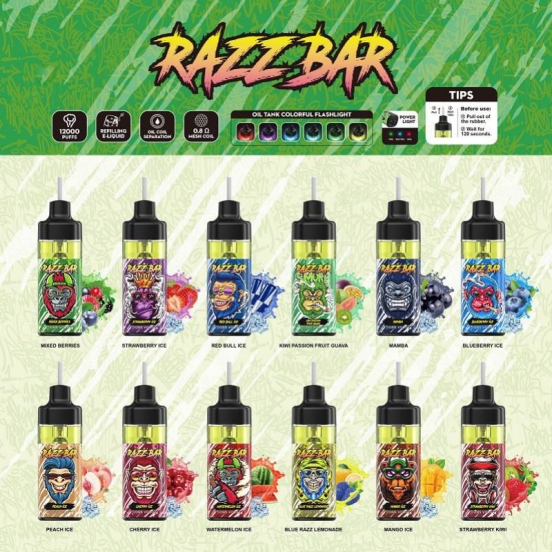 Wholesale Disposable Vapes Razz Razz 12000