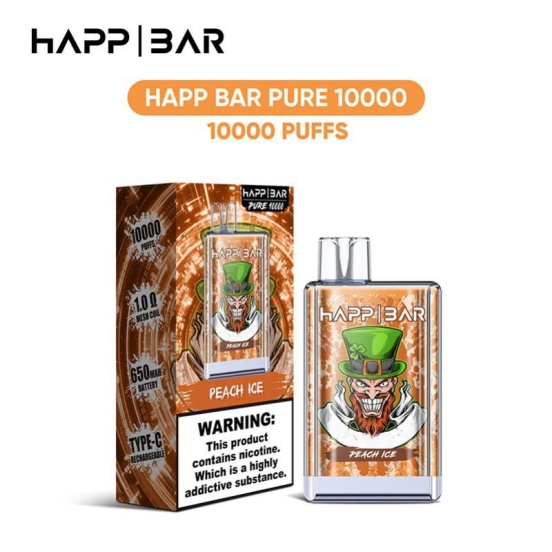 Vape Pen Banana Times Happ Crystal Pure Electronic 10000 Puffs Wholesale