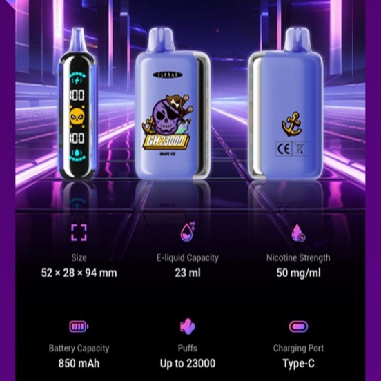 Vapme, Maskking, Vazol, RandM. Messi Elf Gh 23000 Puffs Vapes Wholesale