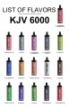 KJV 6000 Disposable Vapes