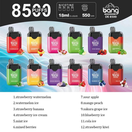Bang Puff De8500 Disposable E-cigarette