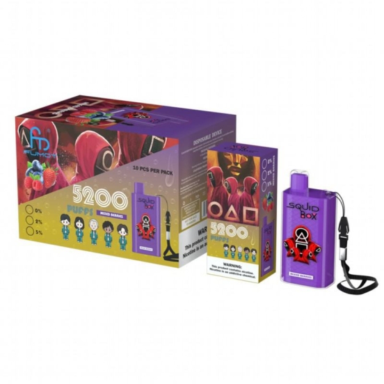 All Flavors Disposable RandM Squid Box 5200 Puffs Vape Bars Wholesale
